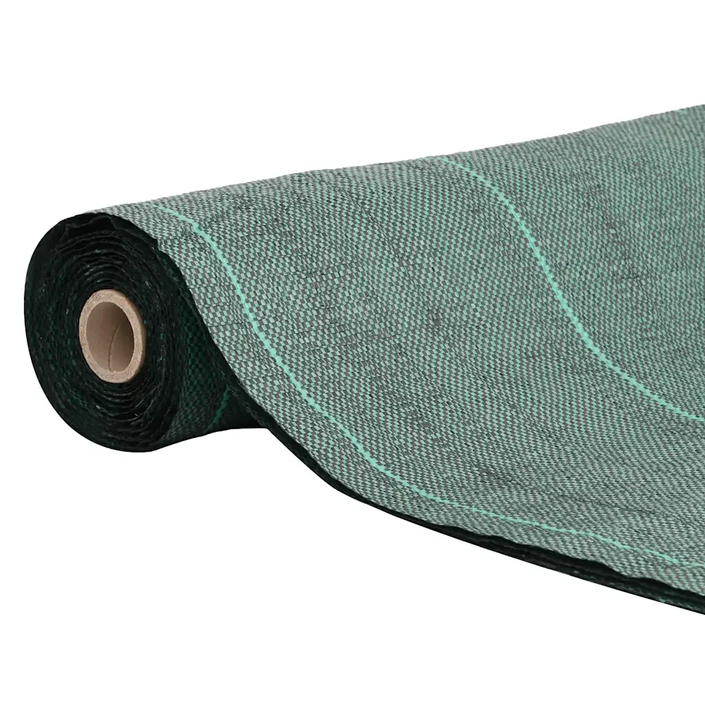vidaXL Membrana Antierbacce Verde 1x5 m in PP - Image 2