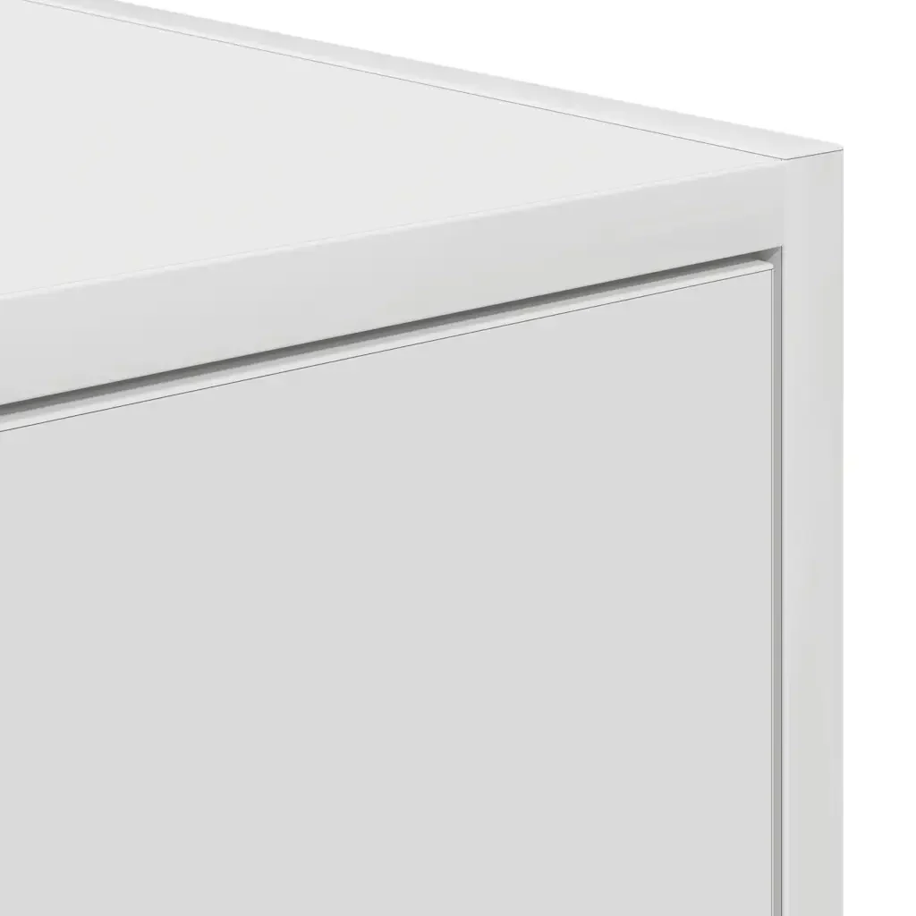 vidaXL Mobile Porta TV Bianco 100x31x25,5 cm in Legno Multistrato - Image 9
