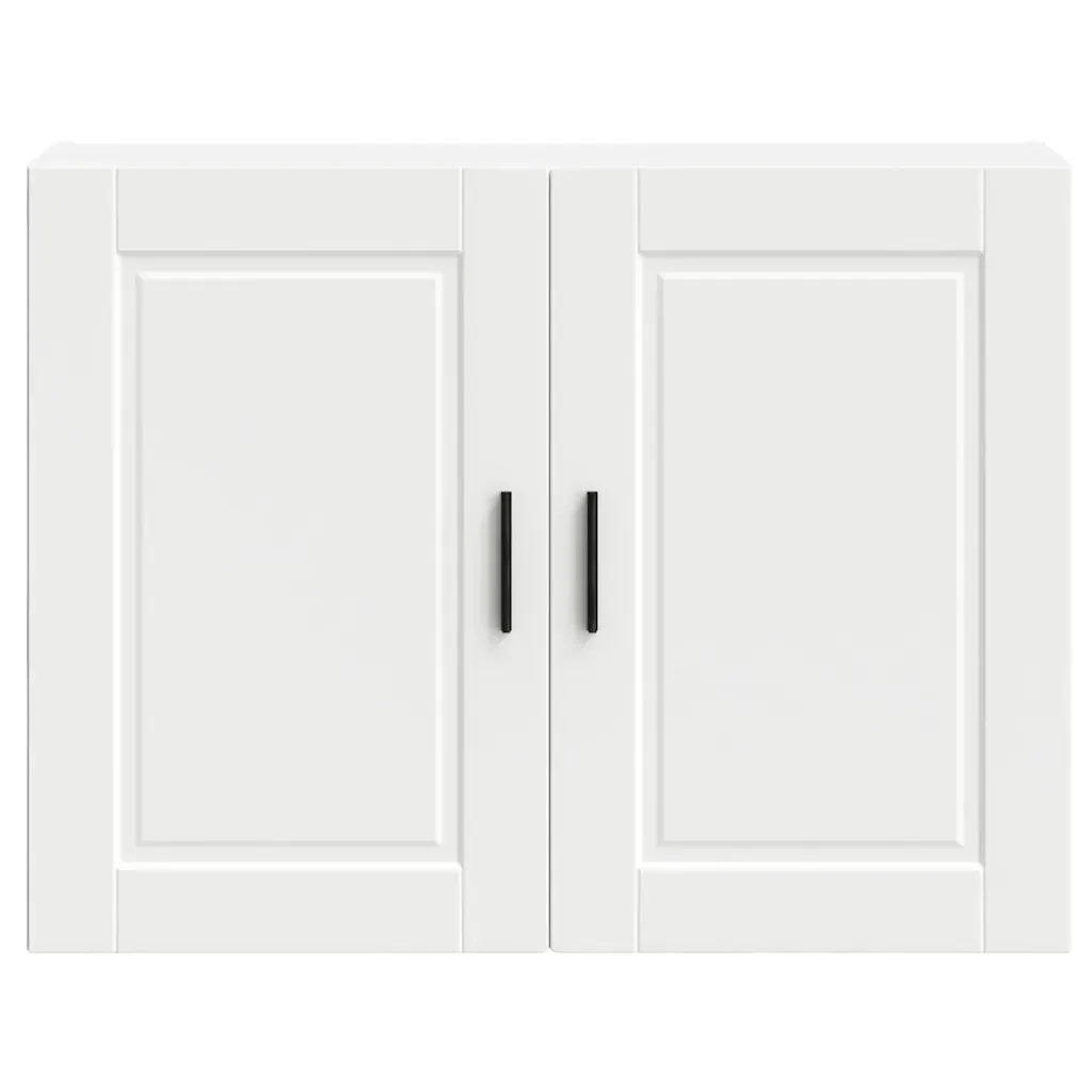 vidaXL Pensile da Cucina Porto Bianco in Legno Multistrato - Image 5