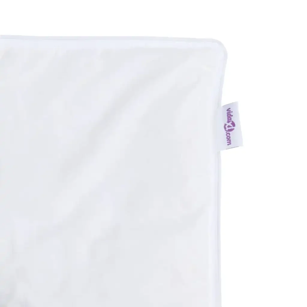 vidaXL Piumone Altro con cuscino 3 pcs Bianco Piume - Image 8