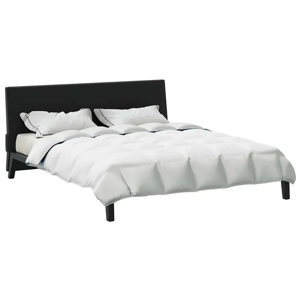 vidaXL Quilt e Piumini Bianco 240 x 260 cm Piume - Image 3