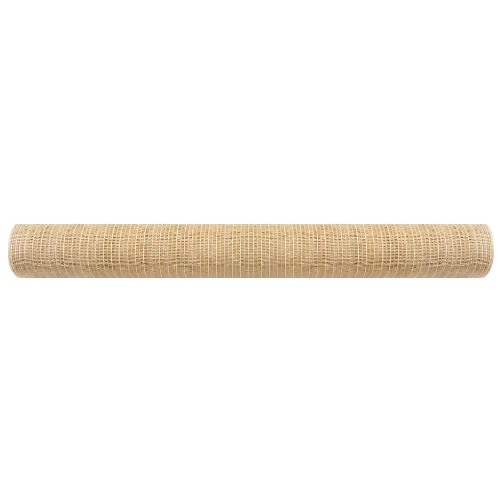 vidaXL Rete per Privacy Beige 1x10 m in HDPE 75 g/m² - Image 3