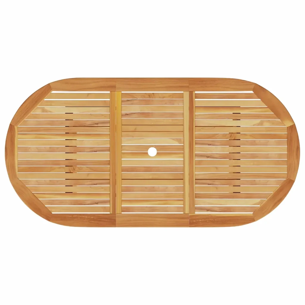 vidaXL Set da Pranzo per Giardino 7 pcs Marrone - Image 10