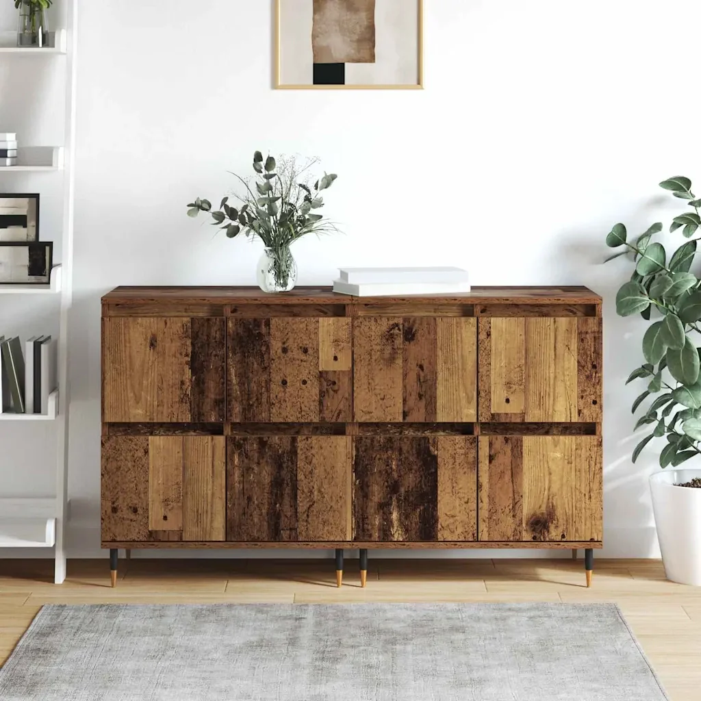Armadio 2 pcs Legno vecchio 60 x 35 x 70 cm - Image 4