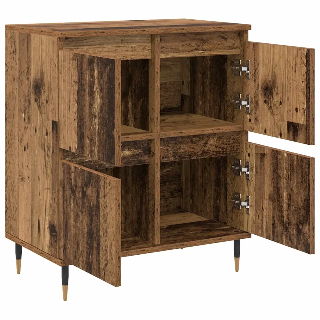 Armadio 2 pcs Legno vecchio 60 x 35 x 70 cm - Image 6