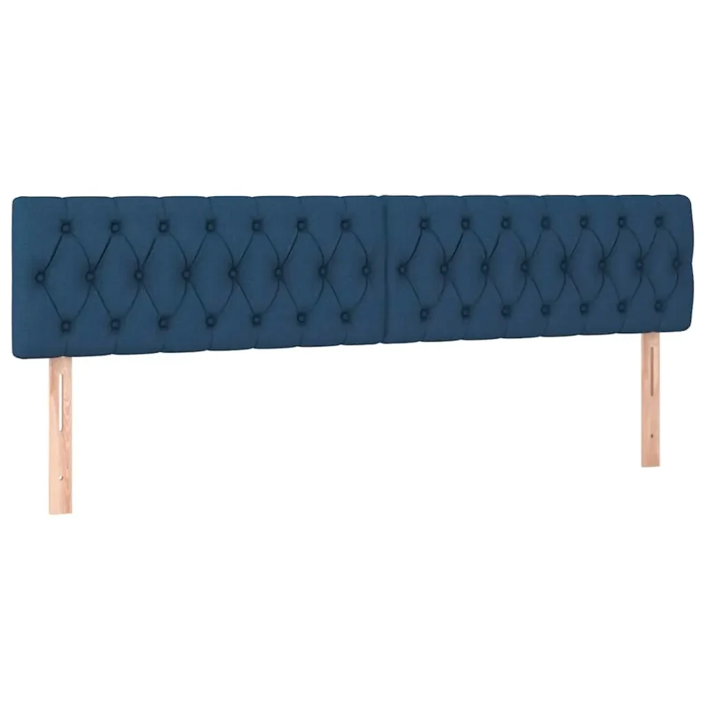 Struttura Letto Pouf con Materassi Blu 180x200cm in Tessuto - Image 8