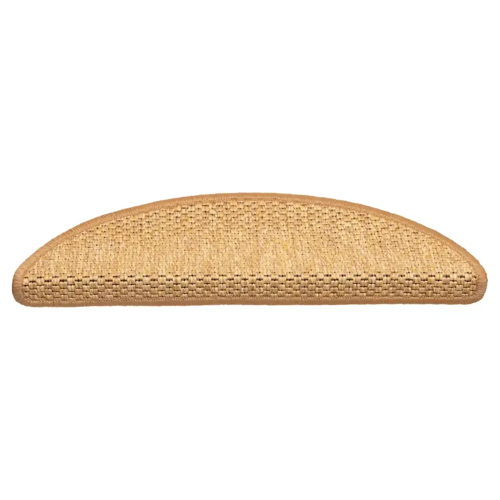 vidaXL Tappeti Autoadesivi Scale Aspetto Sisal 15 pz 56x17x3 cm Sisal - Image 3
