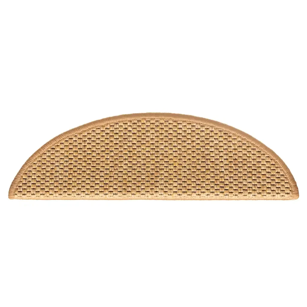 vidaXL Tappeti Autoadesivi Scale Aspetto Sisal 15 pz 56x17x3 cm Sisal - Image 4