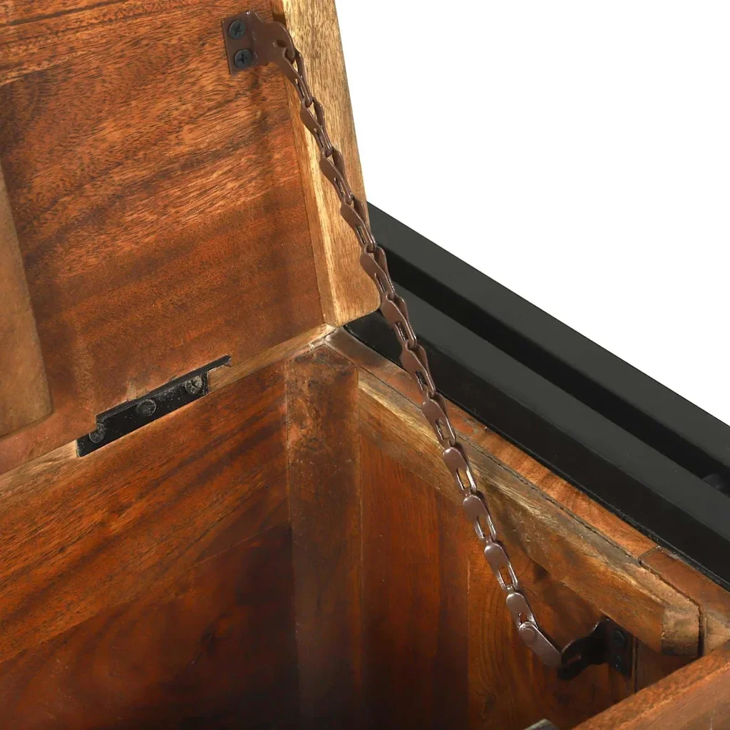 vidaXL Tavolino da salotto Marrone legno massello di riciclo - Image 10
