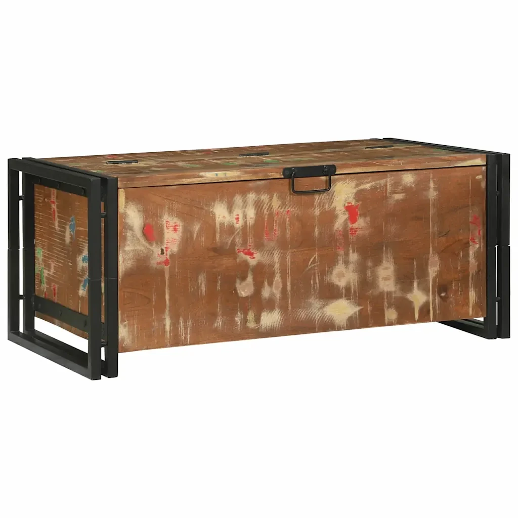 vidaXL Tavolino da salotto Marrone legno massello di riciclo - Image 6