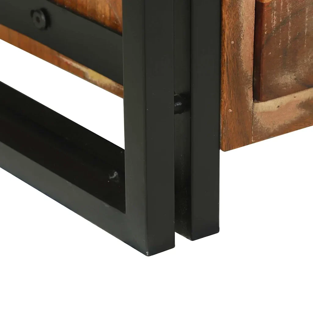 vidaXL Tavolino da salotto Marrone legno massello di riciclo - Image 9