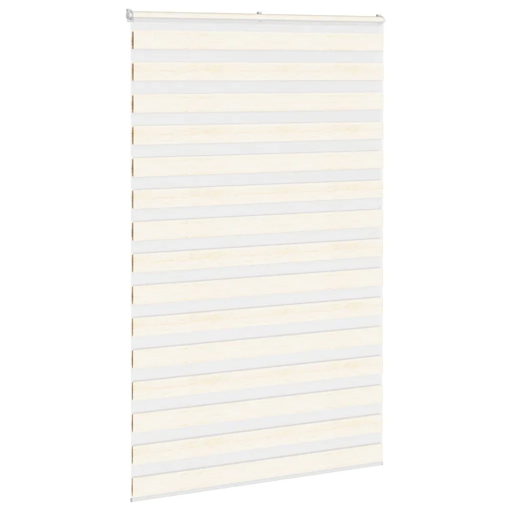 vidaXL Tenda a Rullo Zebra Larghezza Tessuto 140,9 cm Poliestere - Image 3