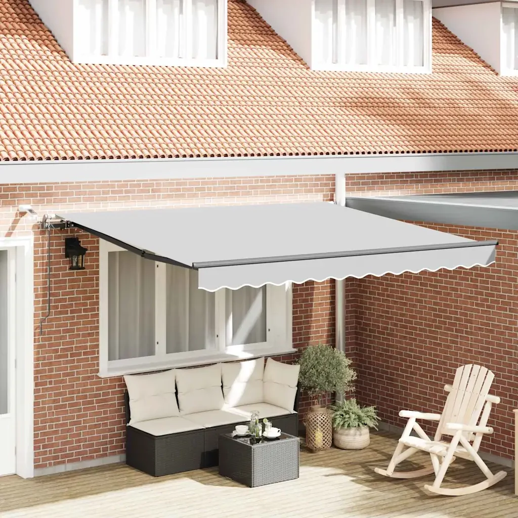 vidaXL Tenda da Sole con Antracite 3 x 2,5 m Metallo