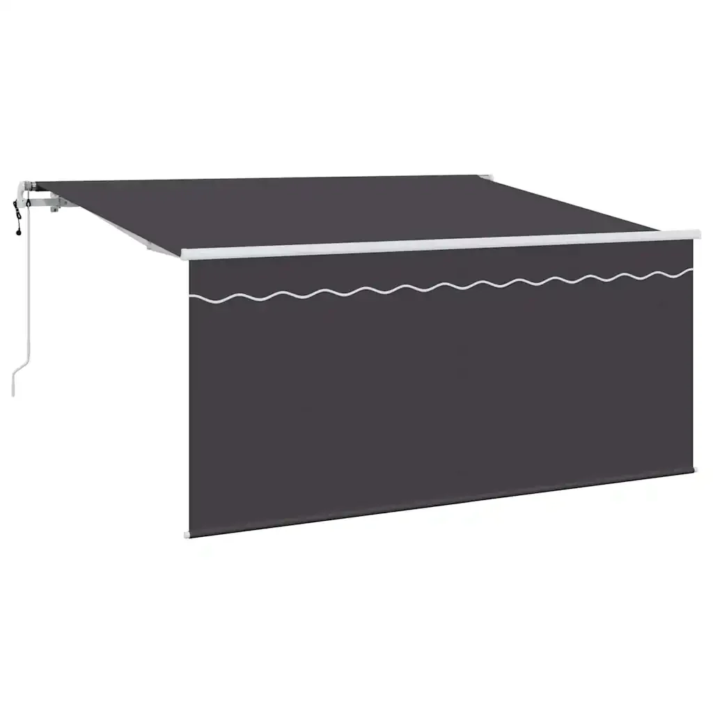 vidaXL Tenda Retrattile Antracite 300 x 200 cm Poliestere - Image 2
