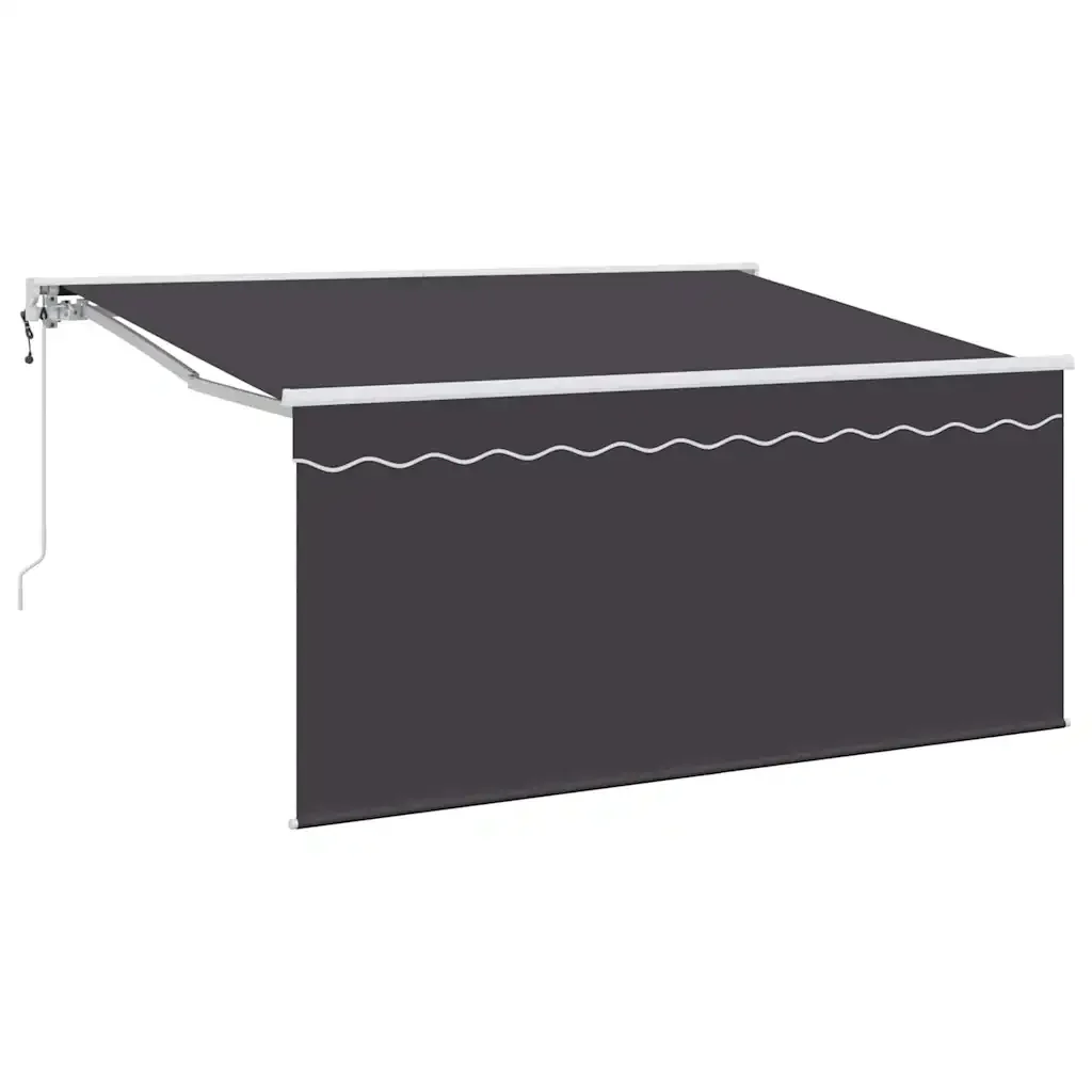 vidaXL Tenda Retrattile Antracite 300 x 200 cm Poliestere - Image 2