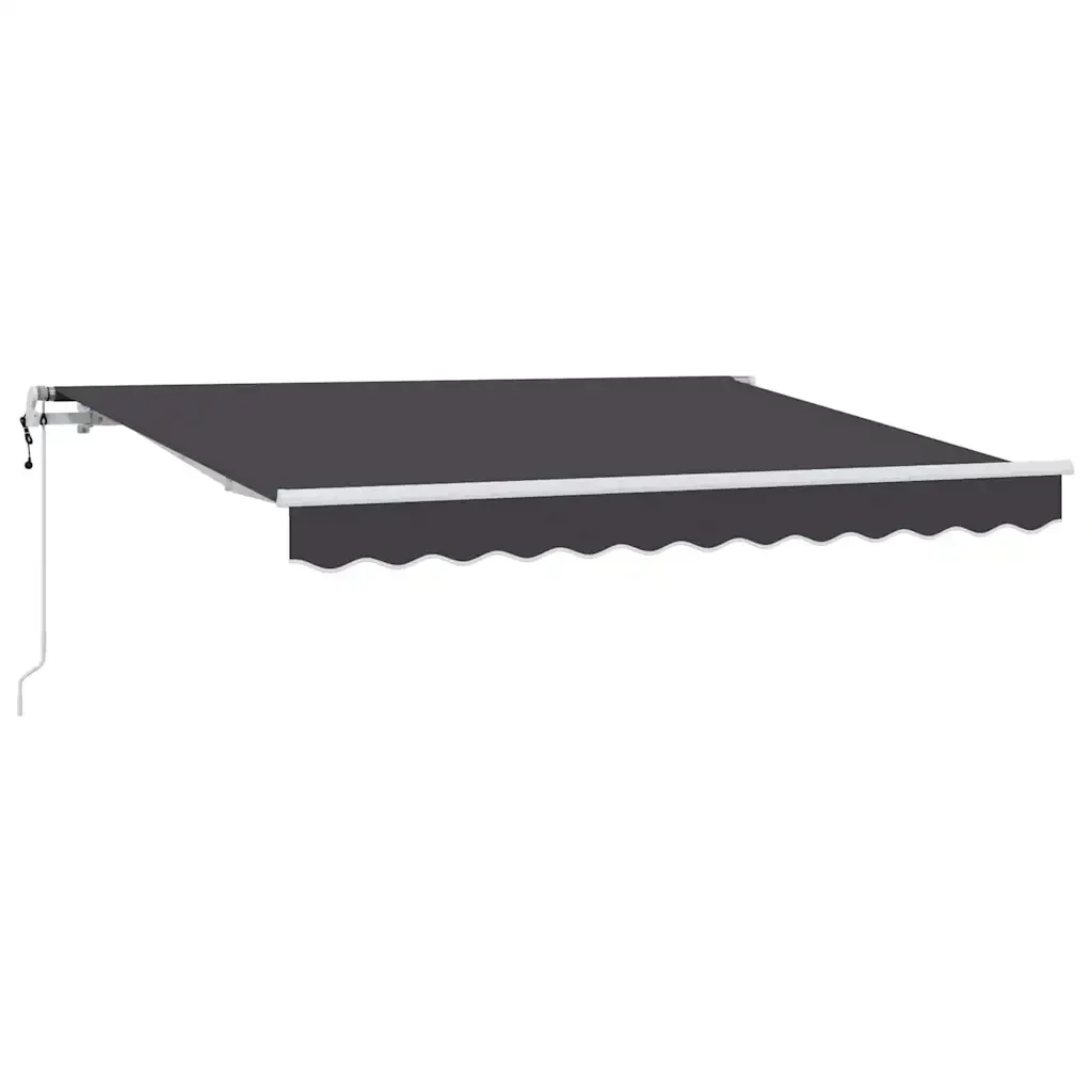 vidaXL Tenda Retrattile Antracite 300 x 200 cm Poliestere e Alluminio - Image 2