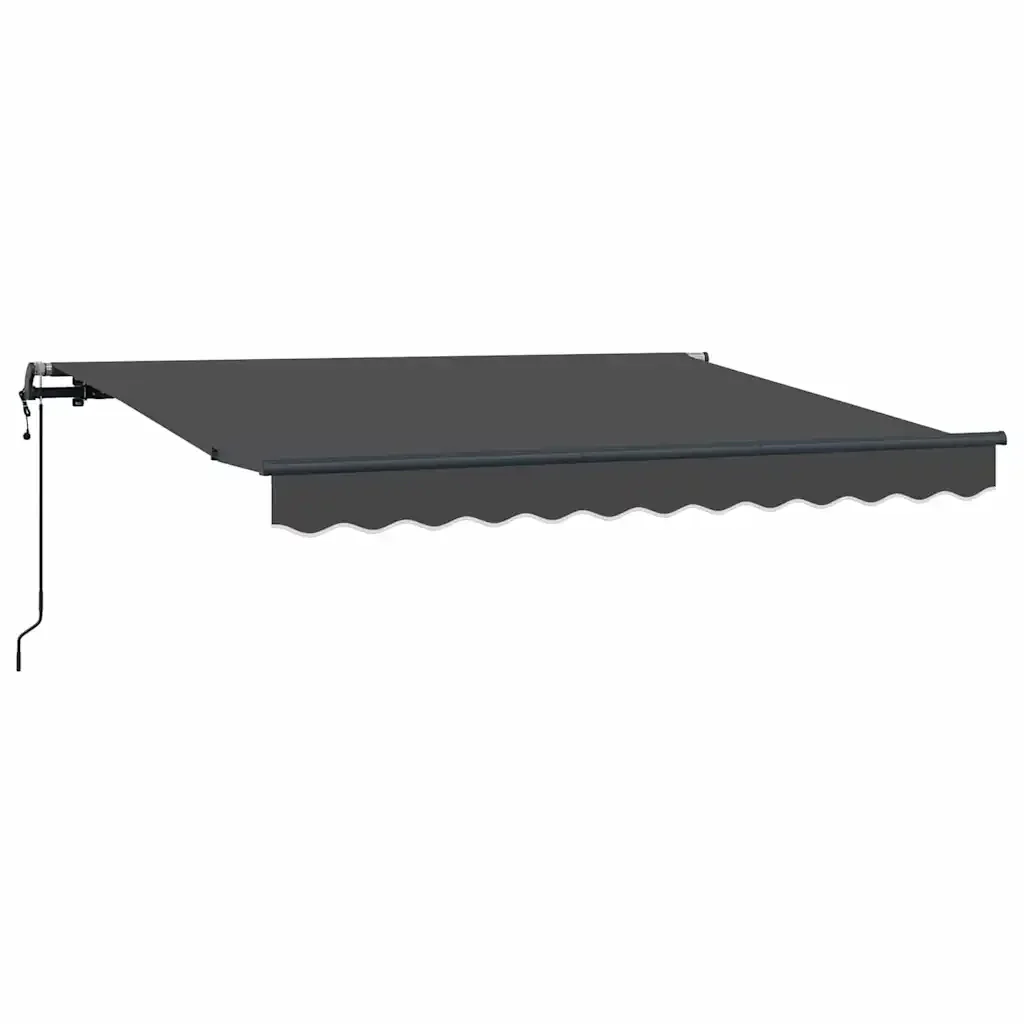 vidaXL Tenda Retrattile Antracite 300 x 200 cm Poliestere e Alluminio - Image 2