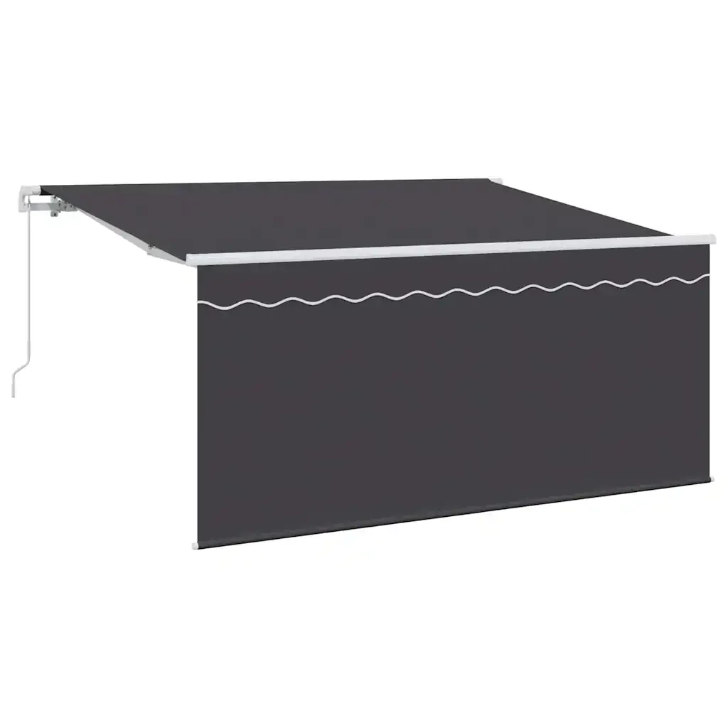 vidaXL Tenda Retrattile Antracite 300 x 200 cm Tessuto, metallo - Image 2