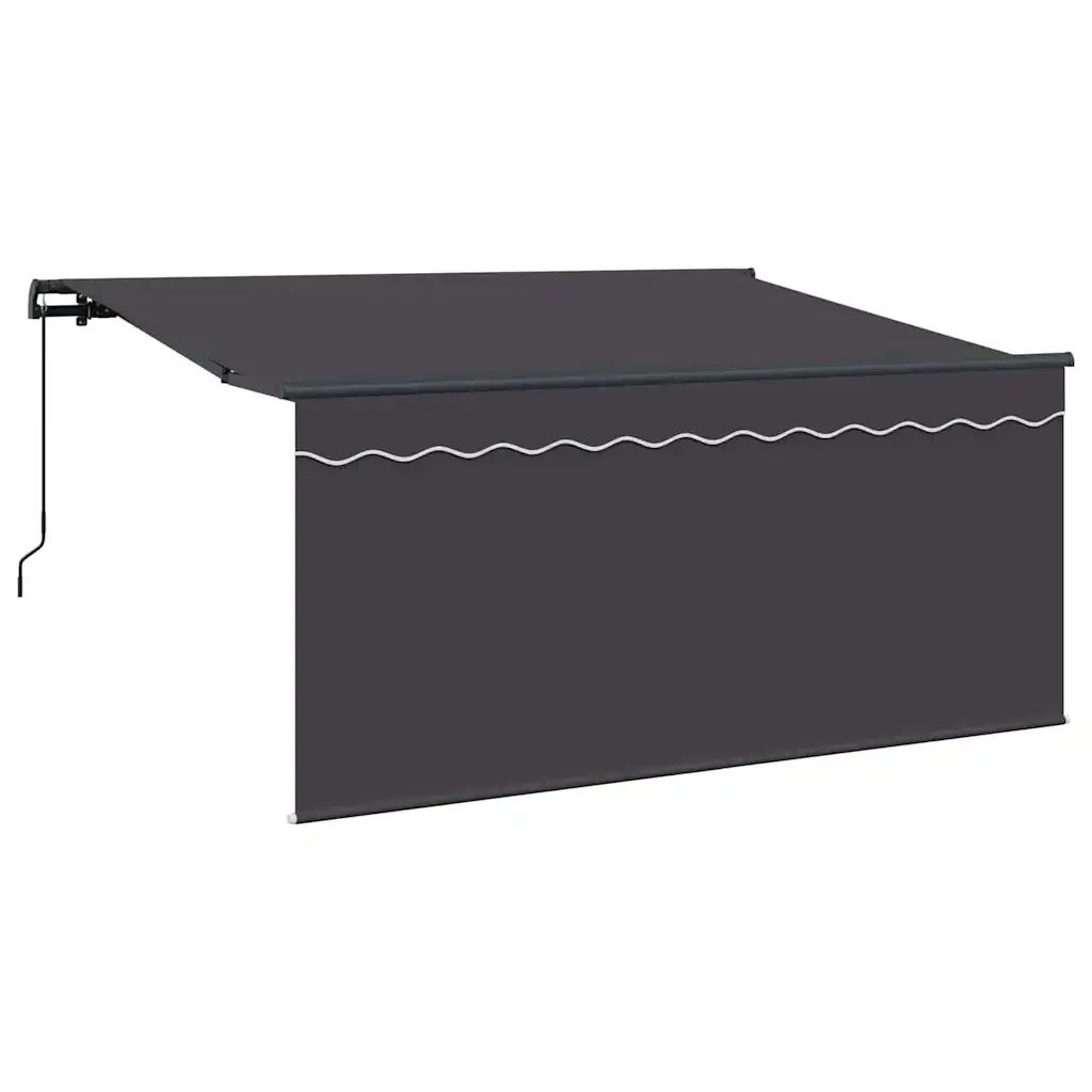 vidaXL Tenda Retrattile Antracite 300 x 200 cm Tessuto, metallo - Image 2