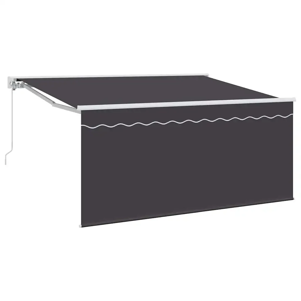 vidaXL Tenda Retrattile Antracite 300 x 200 cm Tessuto, metallo - Image 2