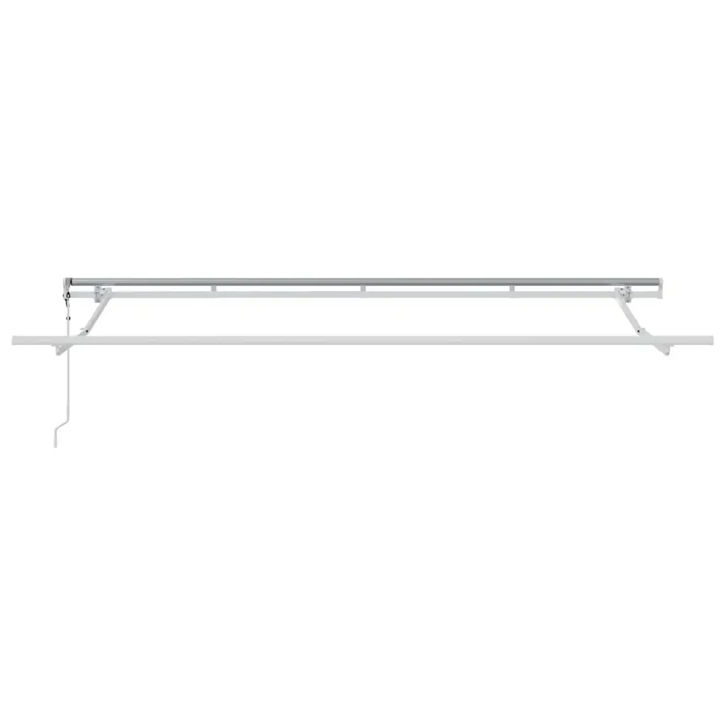 vidaXL Tenda Retrattile Giallo e Bianco 350 x 200 cm - Image 6