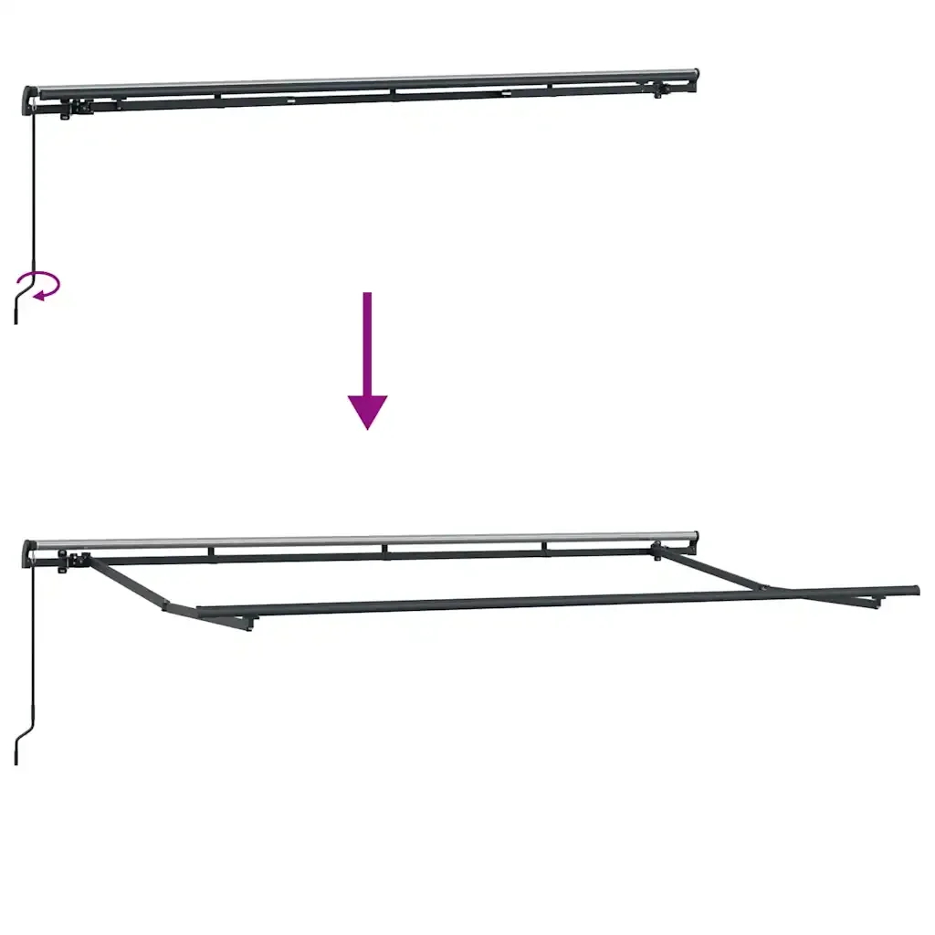 vidaXL Tenda Retrattile Grigio chiaro 400 x 200 cm - Image 9