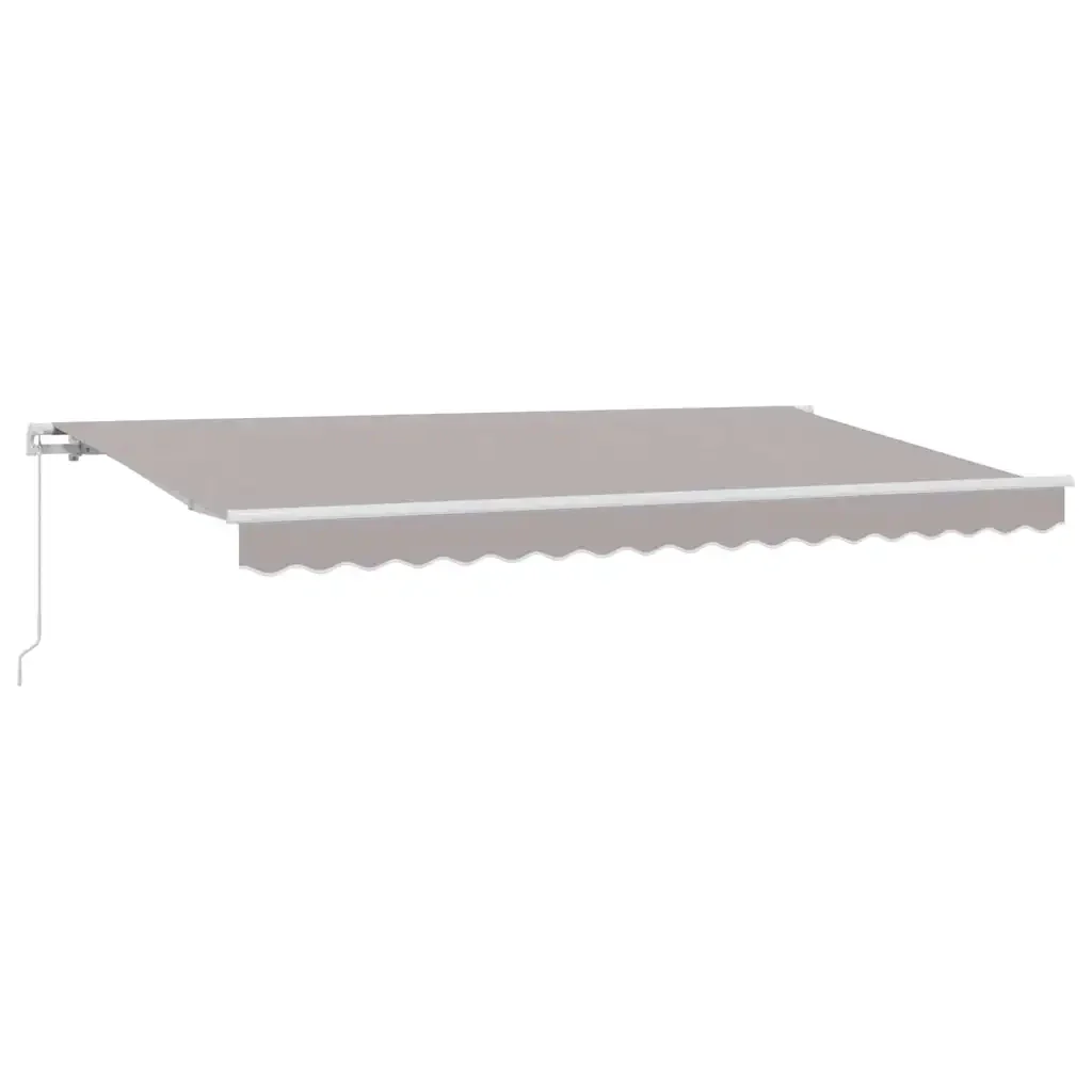 vidaXL Tenda Retrattile Grigio chiaro 400 x 200 cm - Image 2