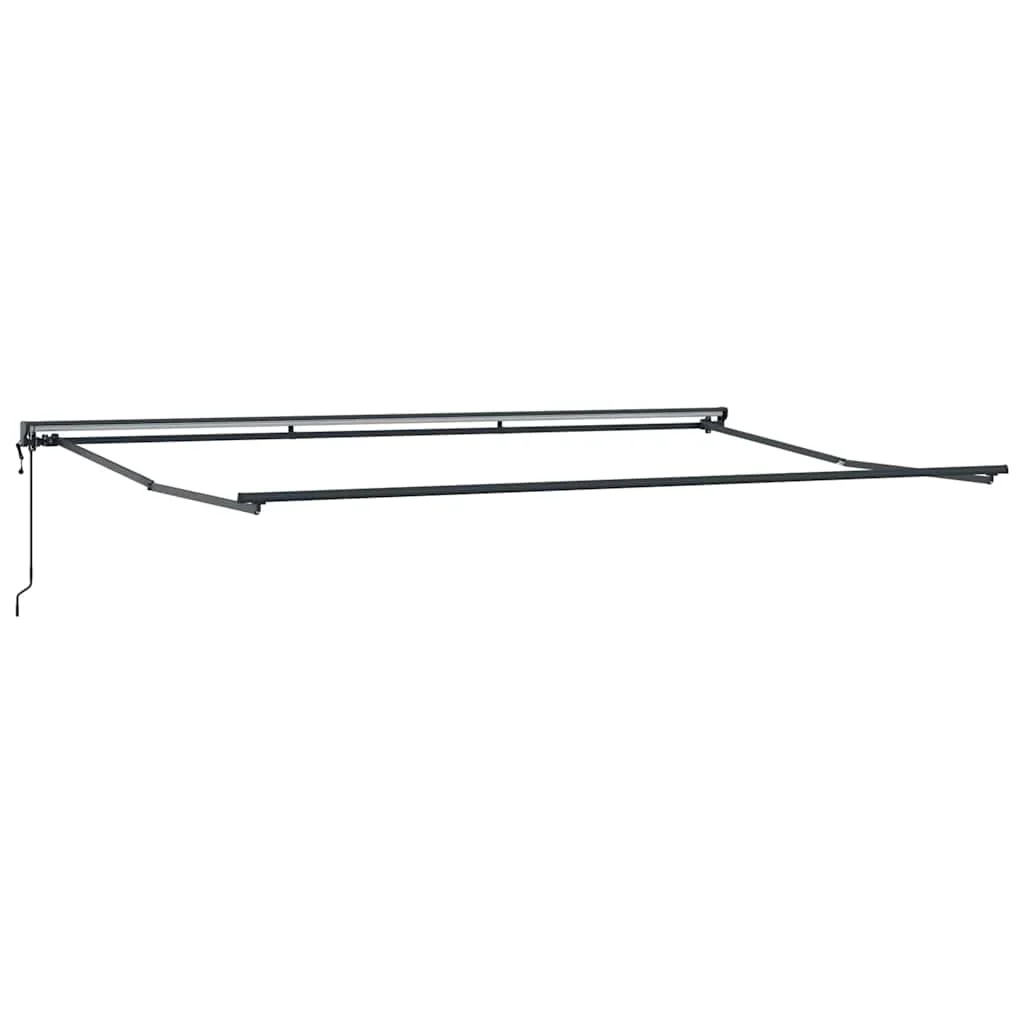 vidaXL Tenda Retrattile Striscia Multicolore 500x300 cm Tessuto - Image 5
