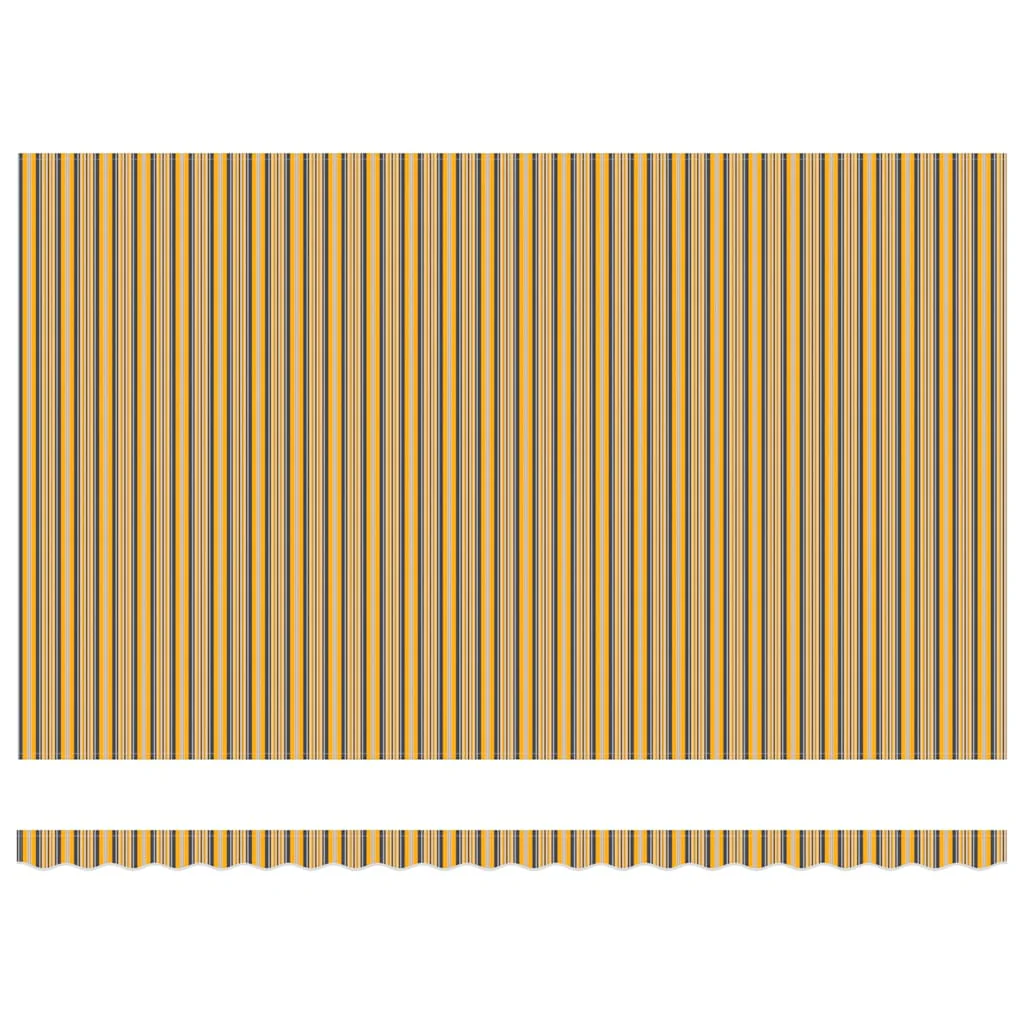 vidaXL Tenda Retrattile Striscia Multicolore 500x300 cm Tessuto - Image 6