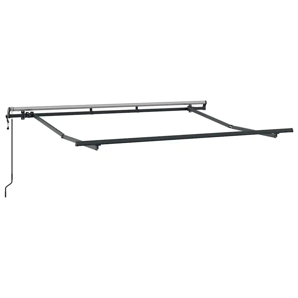 vidaXL Tenda Retrattile Verde e Bianco 250 x 200 cm - Image 4