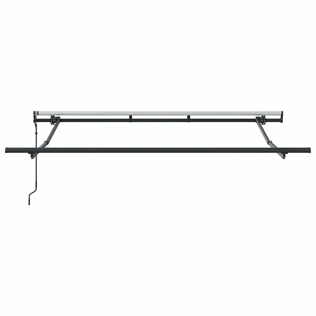 vidaXL Tenda Retrattile Verde e Bianco 250 x 200 cm - Image 7
