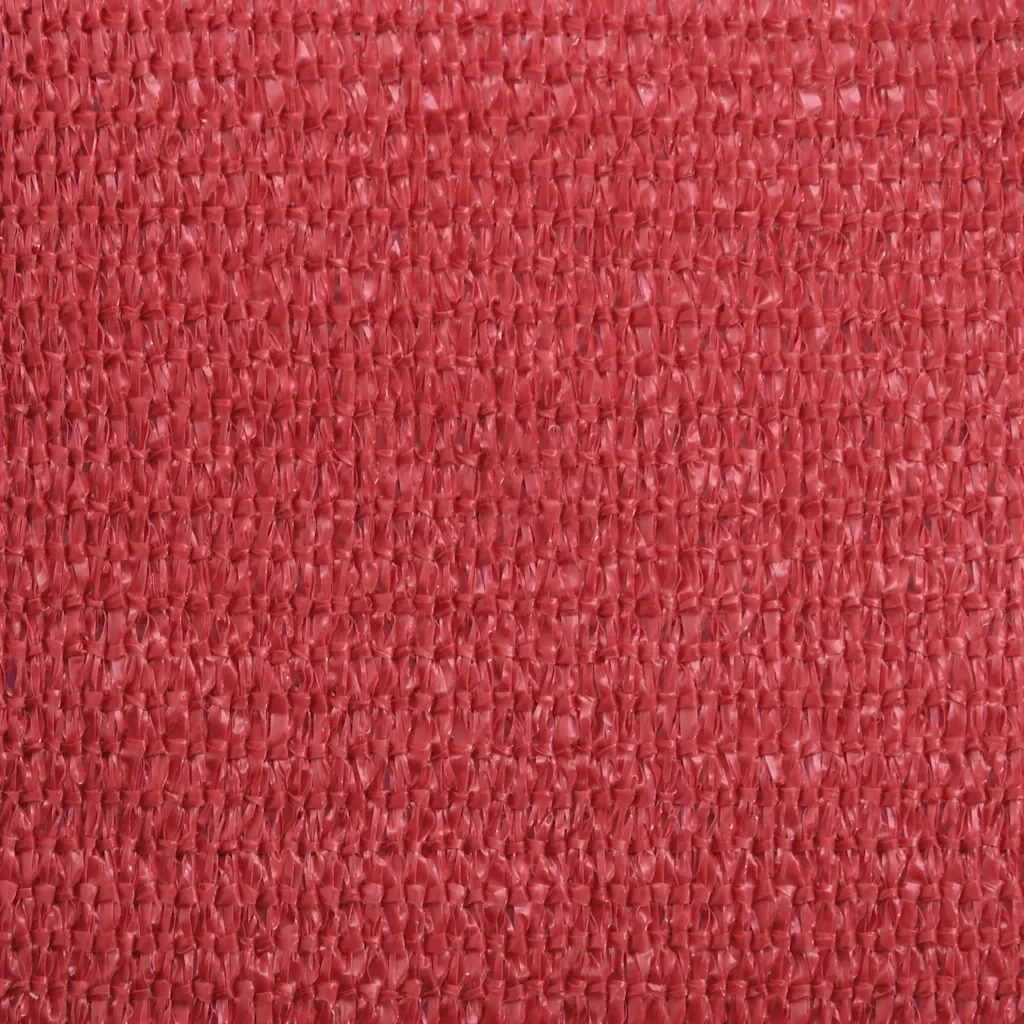vidaXL Vela Parasole 160 g/m² Rossa 3x3x3 m in HDPE - Image 8