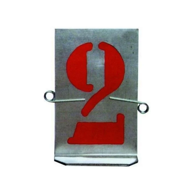 Vigor-Blinky Stampi Numeri Lamiera Zincata 9 Numeri Art. 606 40mm