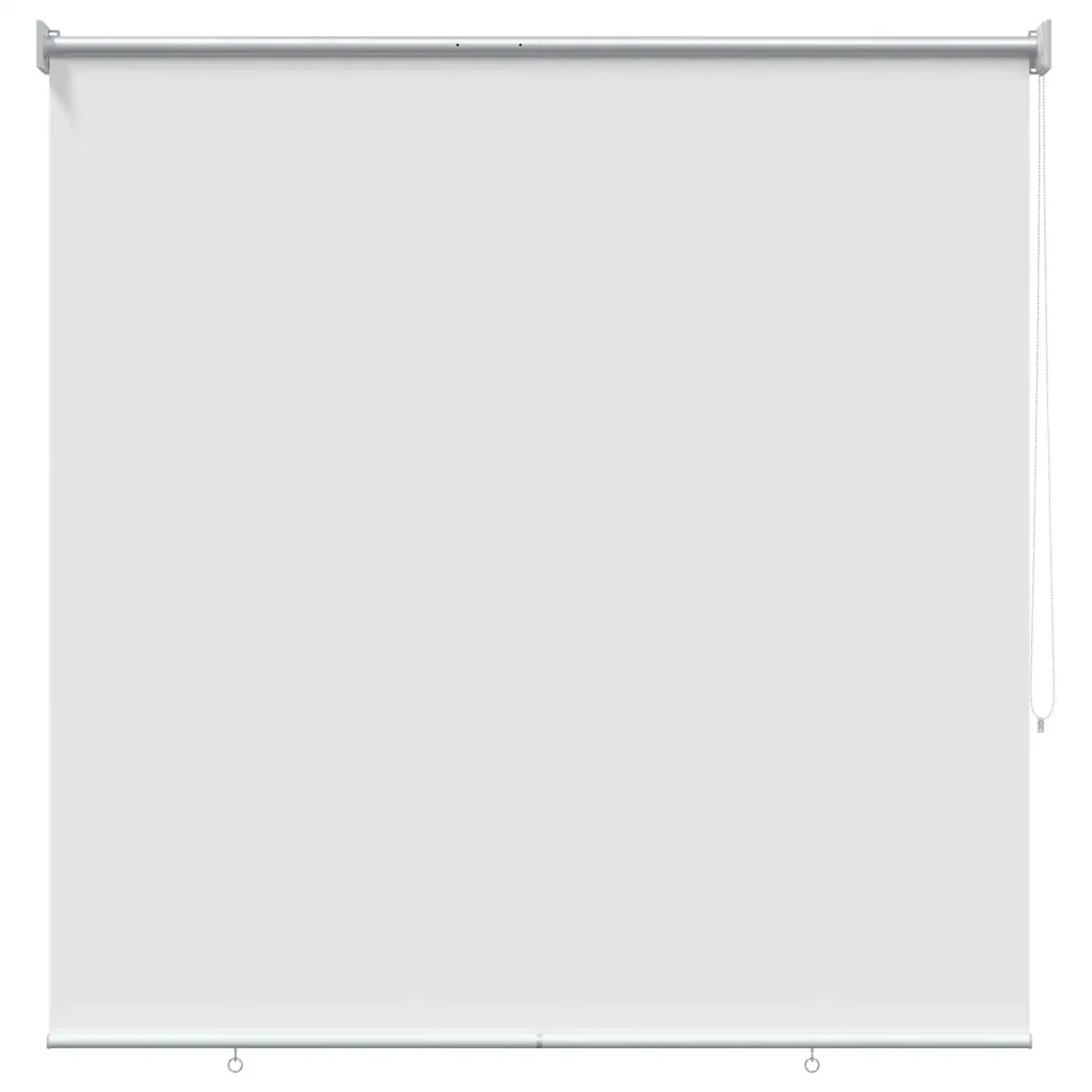 Tenda da sole a rullo con protezione UV Bianco Poliestere 42041244 - Image 2