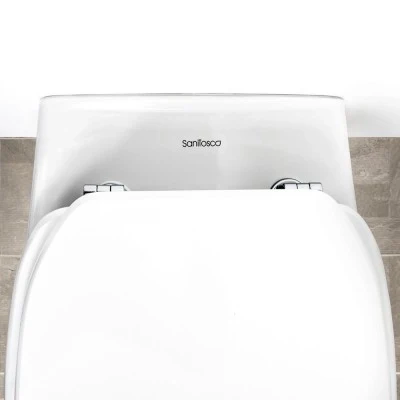 WC sospeso per disabili con apertura frontale e profondità 55 cm - Image 9