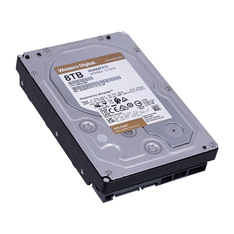 Western Digital Gold WD8005FRYZ hard disk interno da 3,5" 8 TB Serial ATA III - Image 2