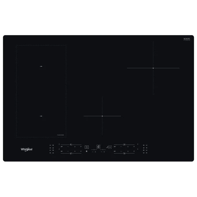 Whirlpool WL B2977 NE Piano cottura a induzione 77 cm 4 zone FlexiCook Touch Control 7200 W colore Nero