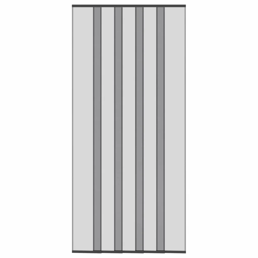 Zanzariera per porta con tenda in rete Nero 110 x 240 cm 42037249 - Image 3